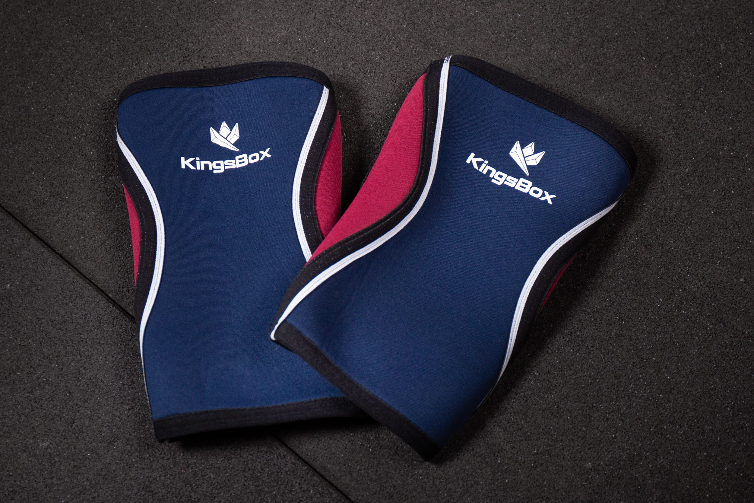 Used - KingsBox Knee Sleeves (Blue/Red) - L