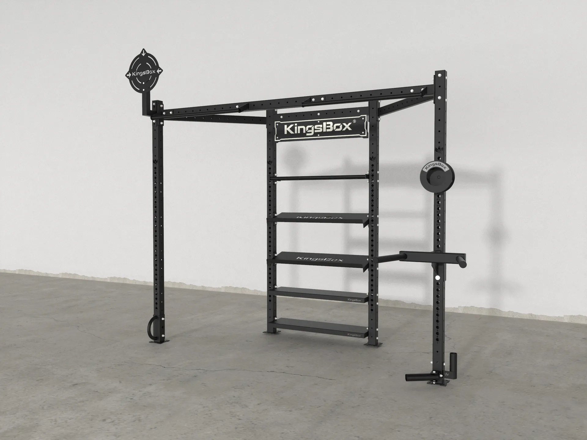 Mighty Strength Corner black RAL 9005 FSN | KingsBox