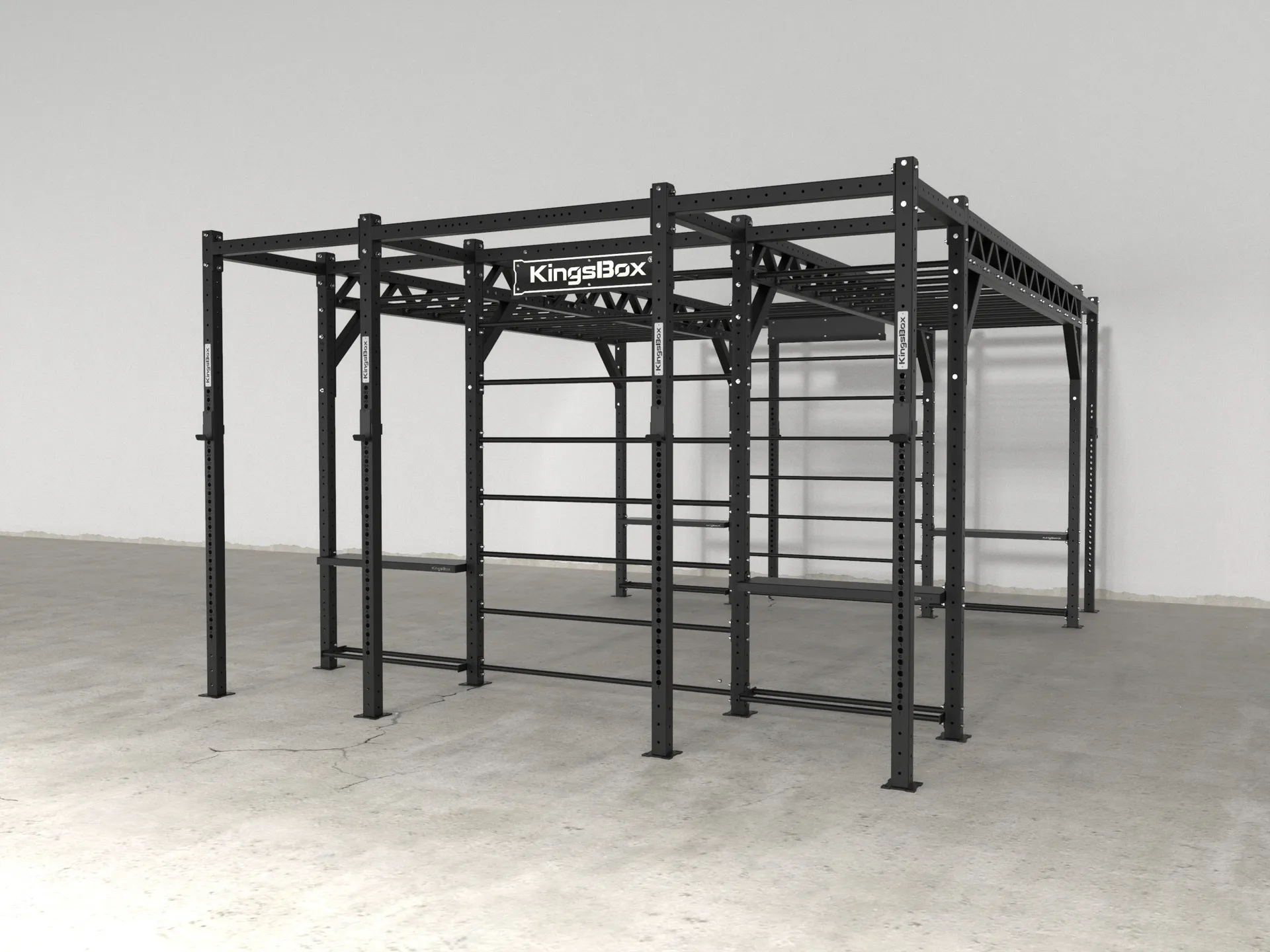 Mighty Fortress black RAL 9005 FSN | KingsBox