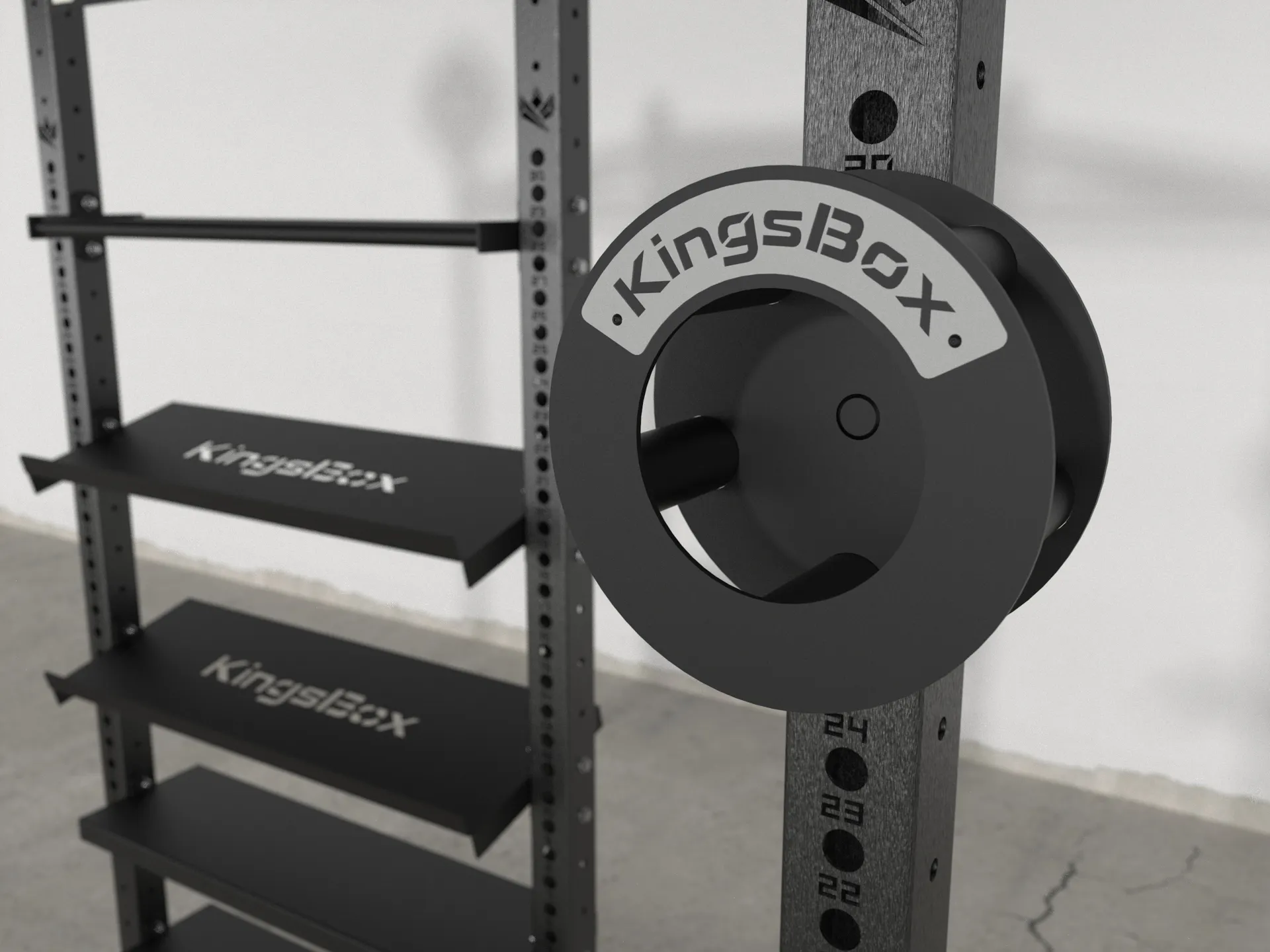 Mighty Strength Corner | Ocelový stojan pro posilovny | KingsBox