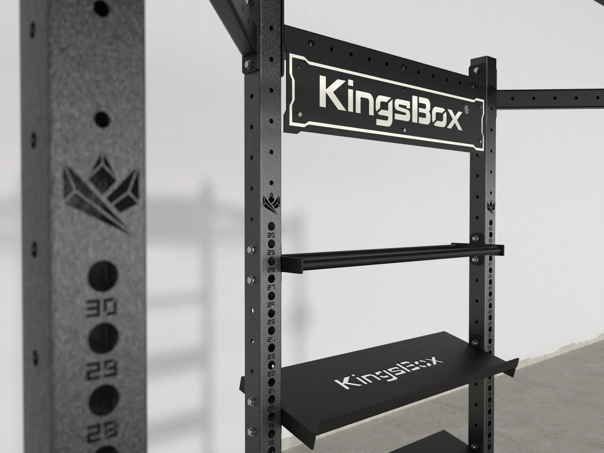 Mighty Strength Corner | Ocelový stojan pro posilovny | KingsBox
