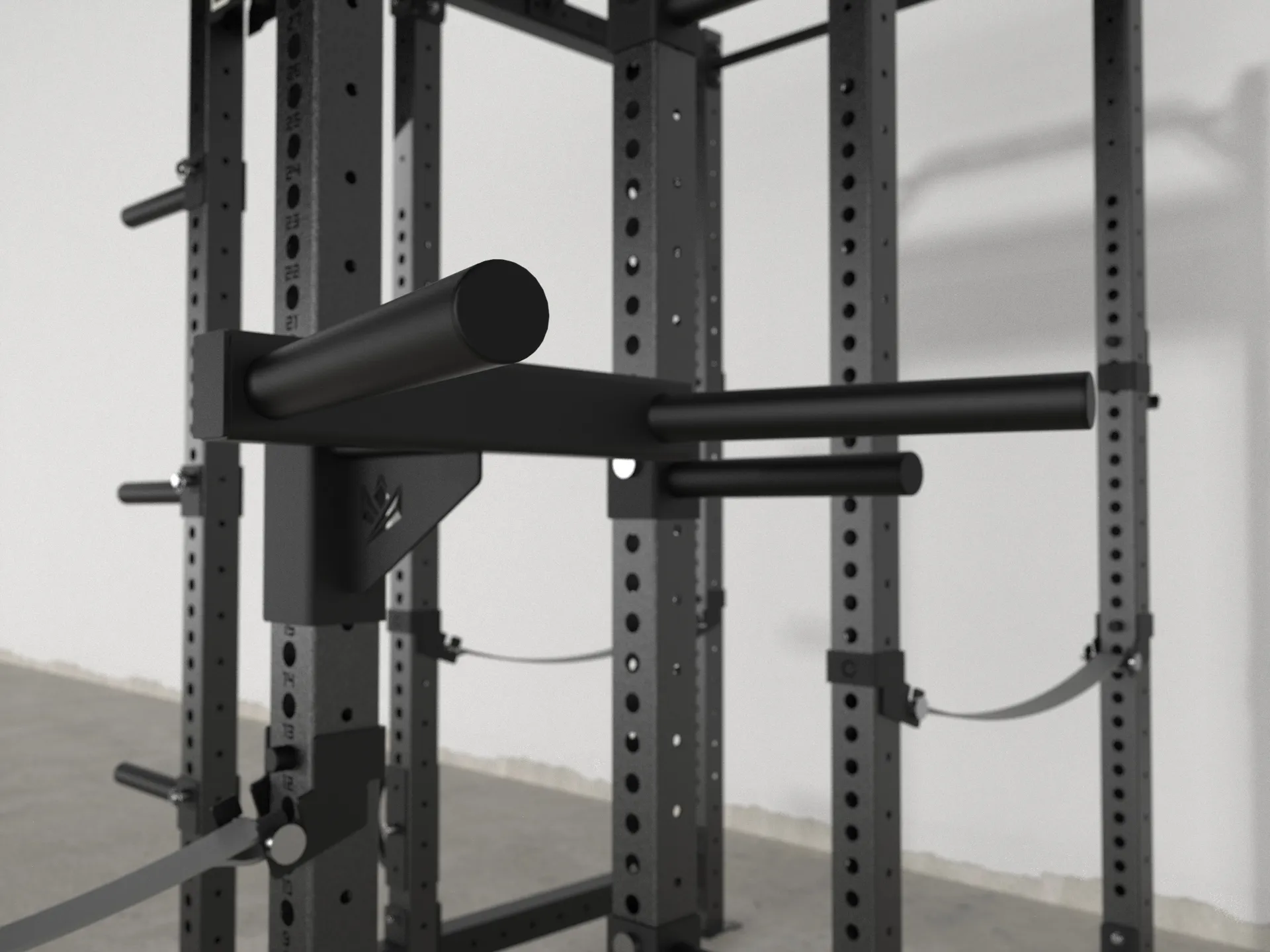 Mighty Combo Rack Cx-37 made of steel with 2 1100 mm pull-up bar | KingsBox