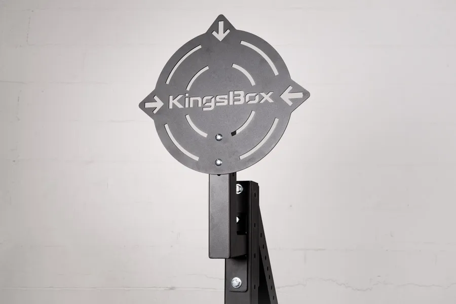 Ocelový venkovní terč na míče Wall Ball řady Royal | Tloušťka 4 mm průměr 40 cm | KingsBox