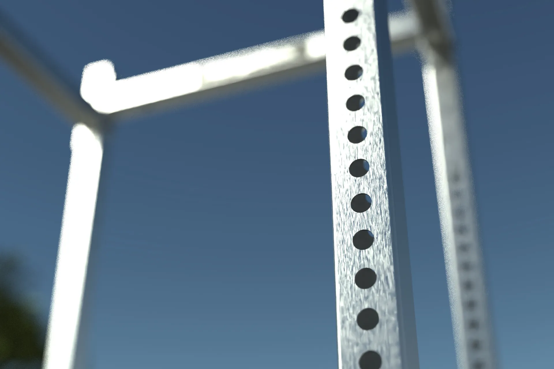 Mighty Outdoor Power Rack Cx-35 aus Stahl mit 1100 mm Klimmzugstange | KingsBox