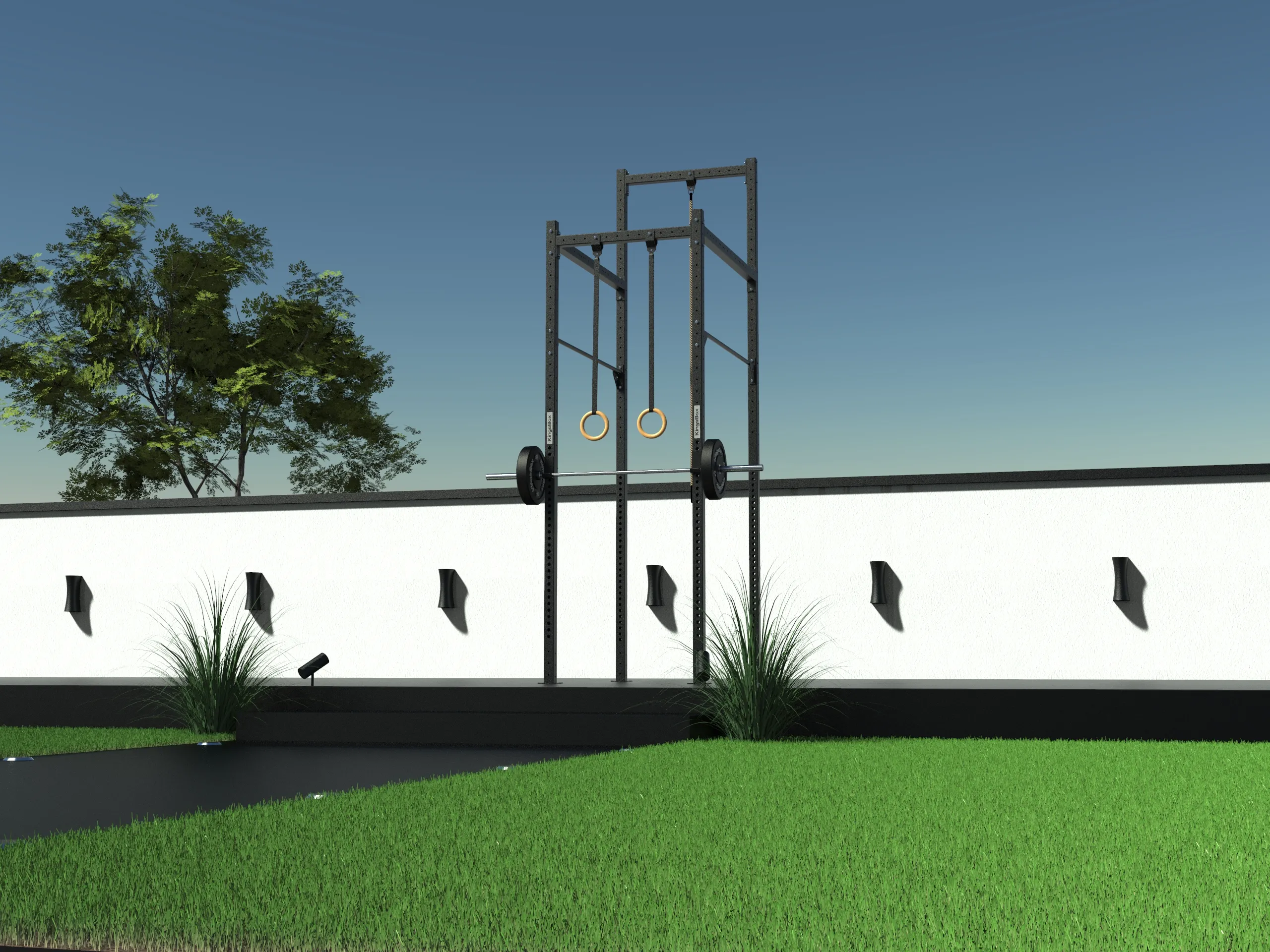 Outdoor Mighty Tower - Black | KingsBox