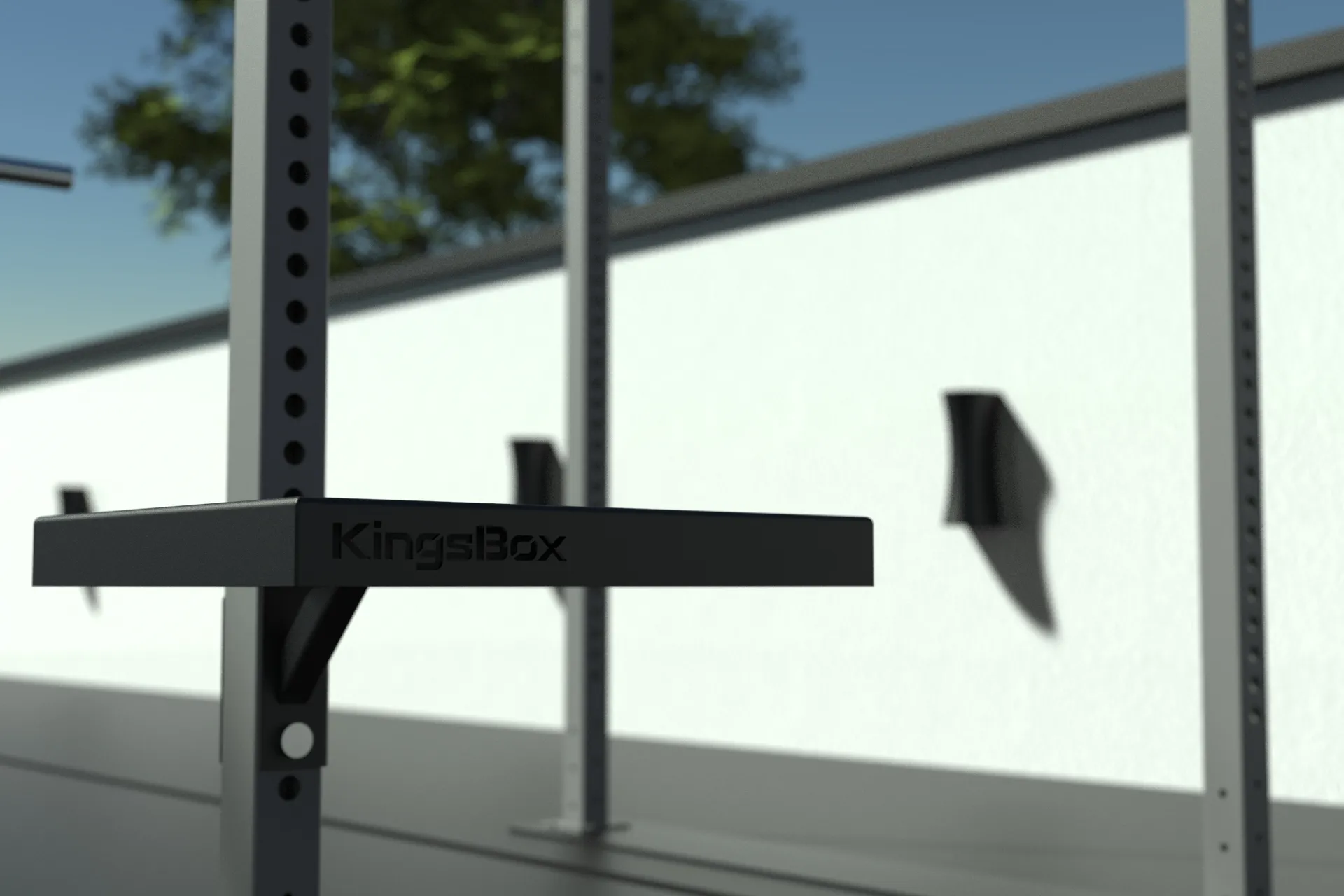 Outdoor Mighty Main Base Rig – Outdoor Gym Rig with Monkey Bars, Dip Bar & More | KingsBox