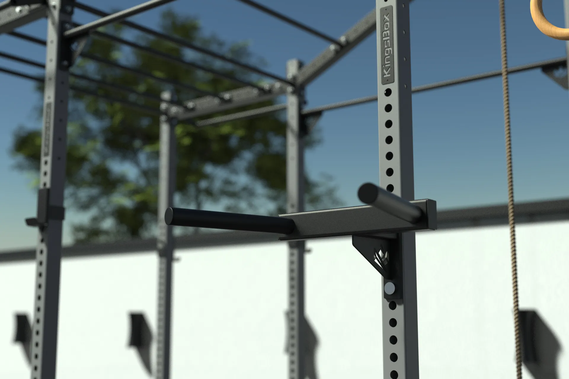Freestanding Rig Mighty Outdoor Mountain | Rig en acero para gimnasios | KingsBox