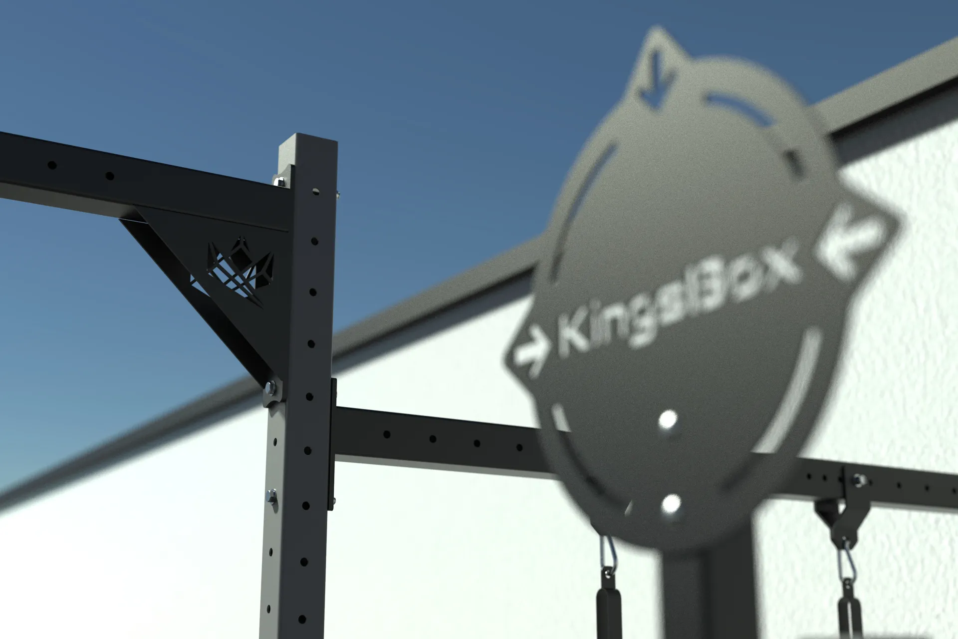 Nástěnná klec Backyard Mighty Wall Rig - Wr2 | Venkovní tréninkový stojan | KingsBox