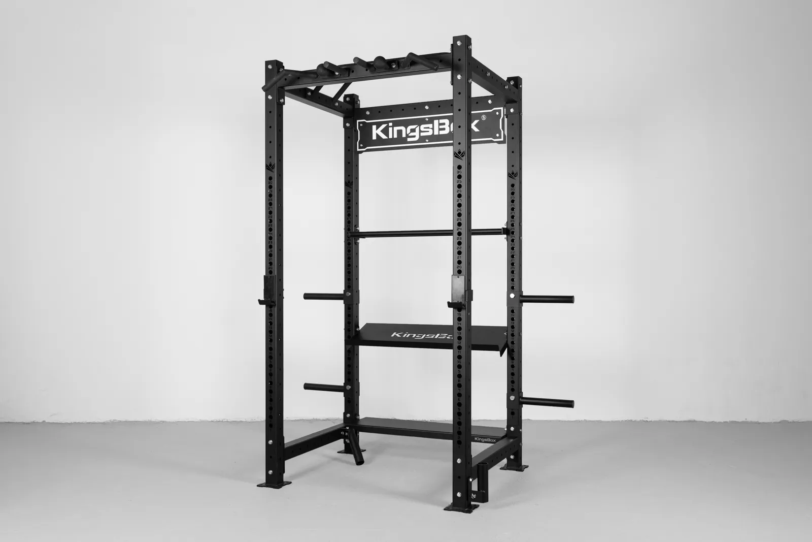 Mighty Power Rack CX-35 with Storage - Negro | KingsBox