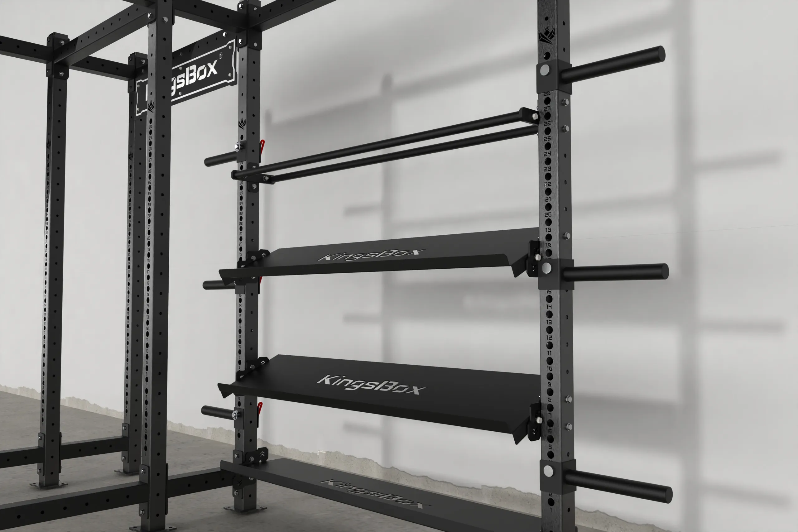 Multifunctional Rack with Storage Extension | KingsBox
