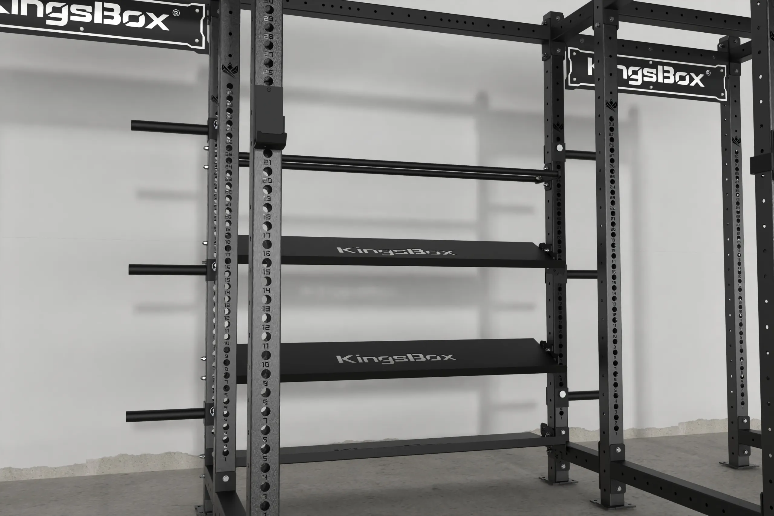 Rack multifunzionale con spazio di archiviazione. | KingsBox