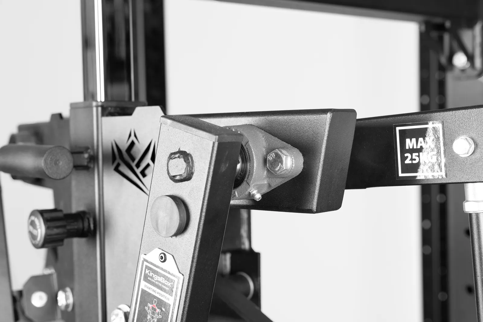 KingsBox Lateral Raise - Kvalitní přídavné zařízení pro trénink ramen pro Mighty Series regály | KingsBox