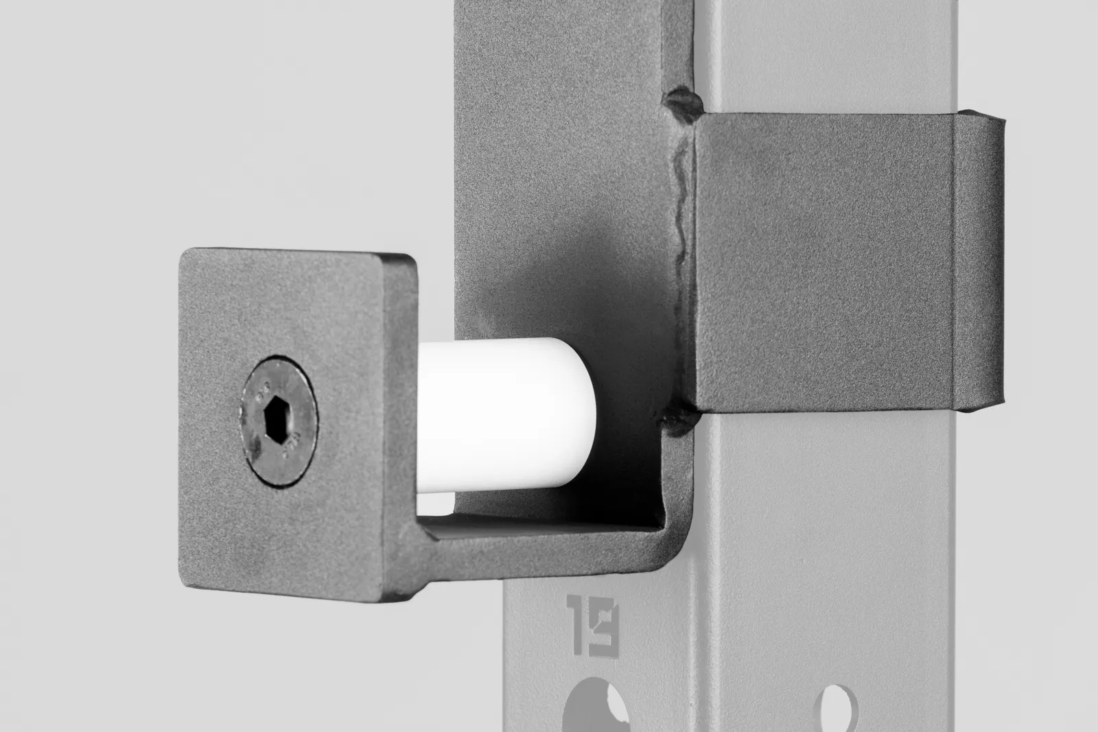 Roller J-cup Mighty | Supports d'haltères en acier pour racks et rig | KingsBox