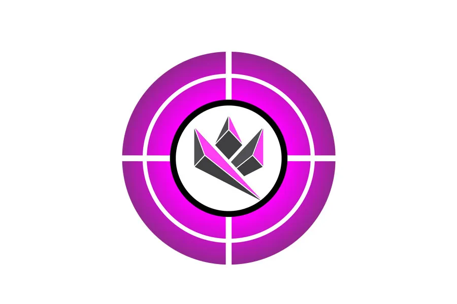 Wall Ball Target Stickers - Pink | KingsBox
