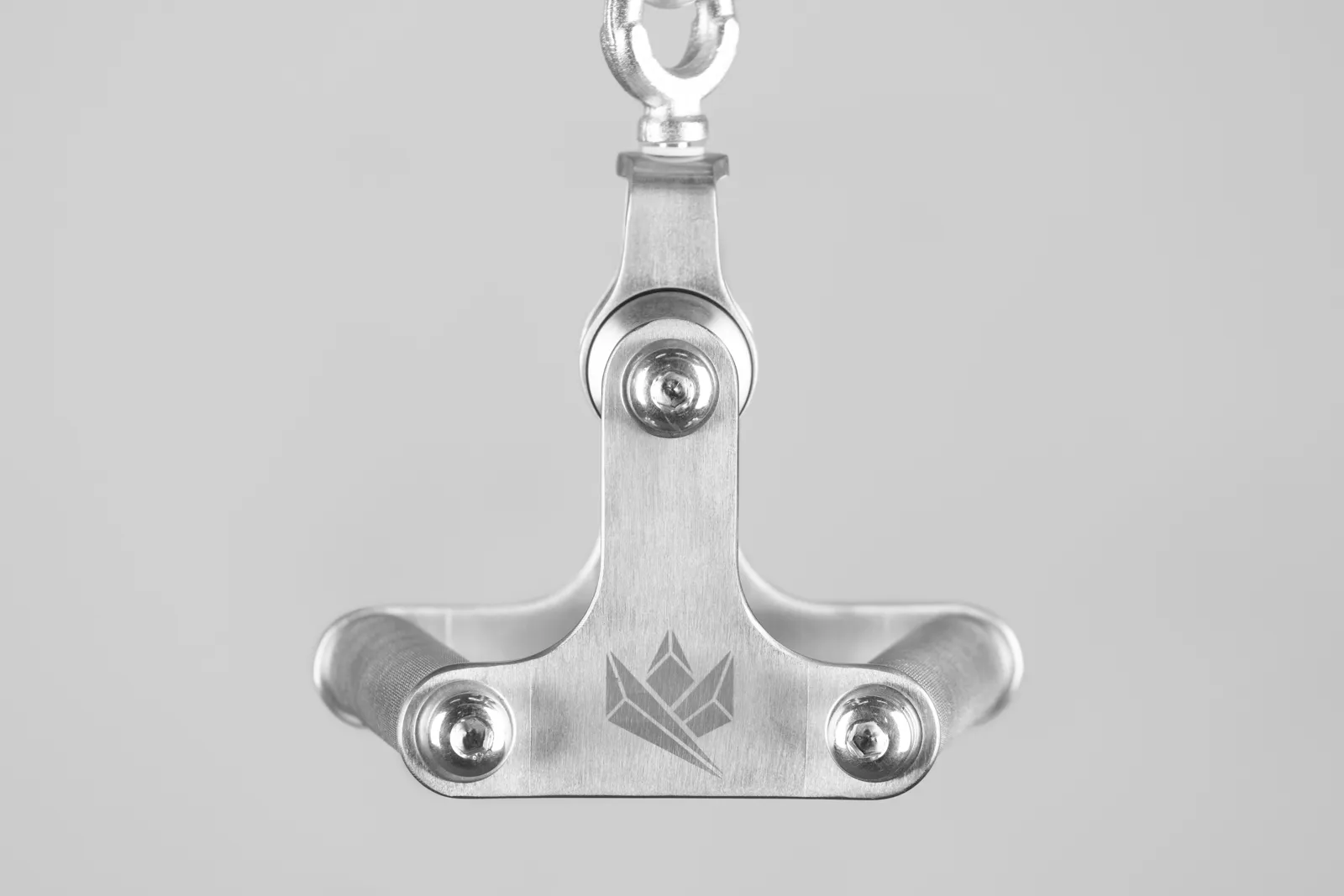 KingsBox Knurled Chromed Row Handle | Premium Grip for Intense Workouts | KingsBox