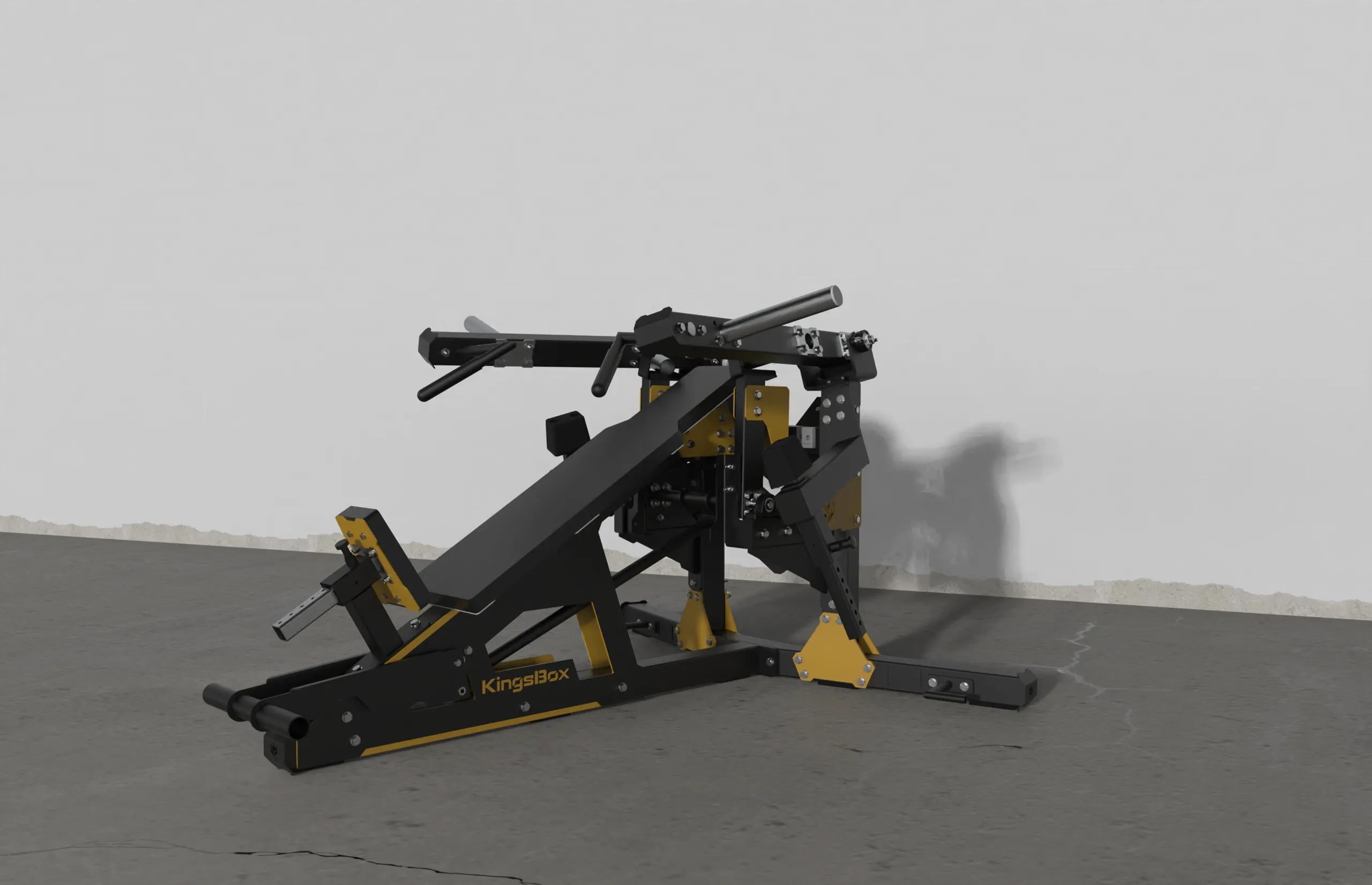 The Savage Prince incline chest press Slate Gray | KingsBox