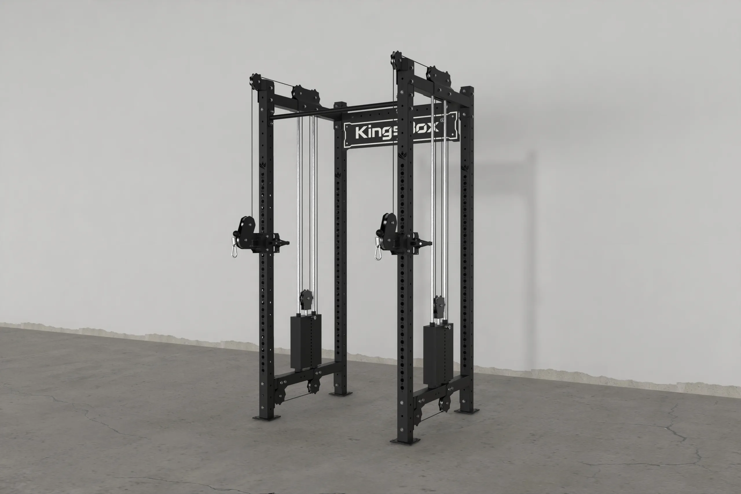 Pulley Rig CX-35 (2x Adj.) black RAL 9005 FSN | KingsBox