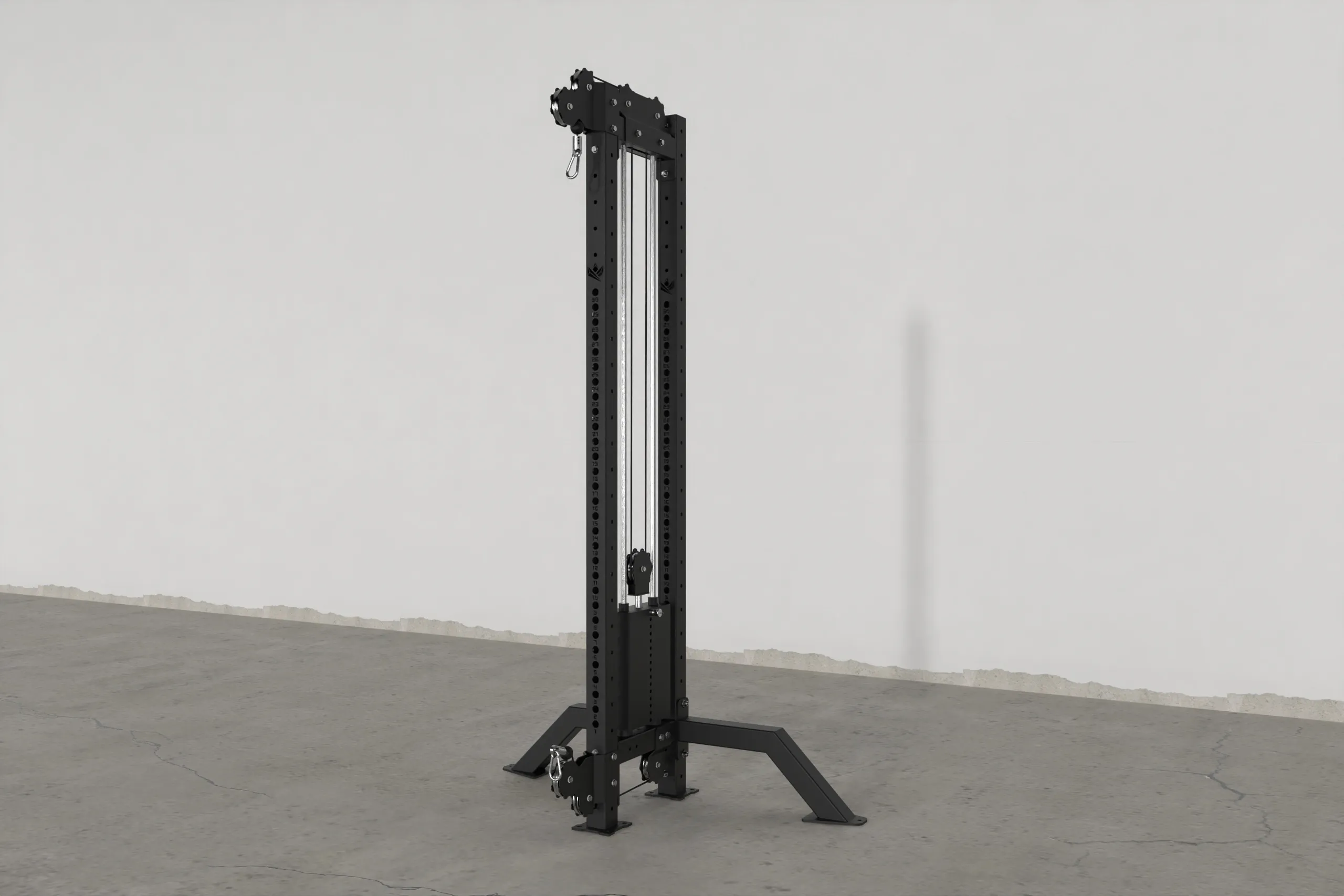 Single Station Static Rig Pulley 400 black RAL 9005 FSN | KingsBox