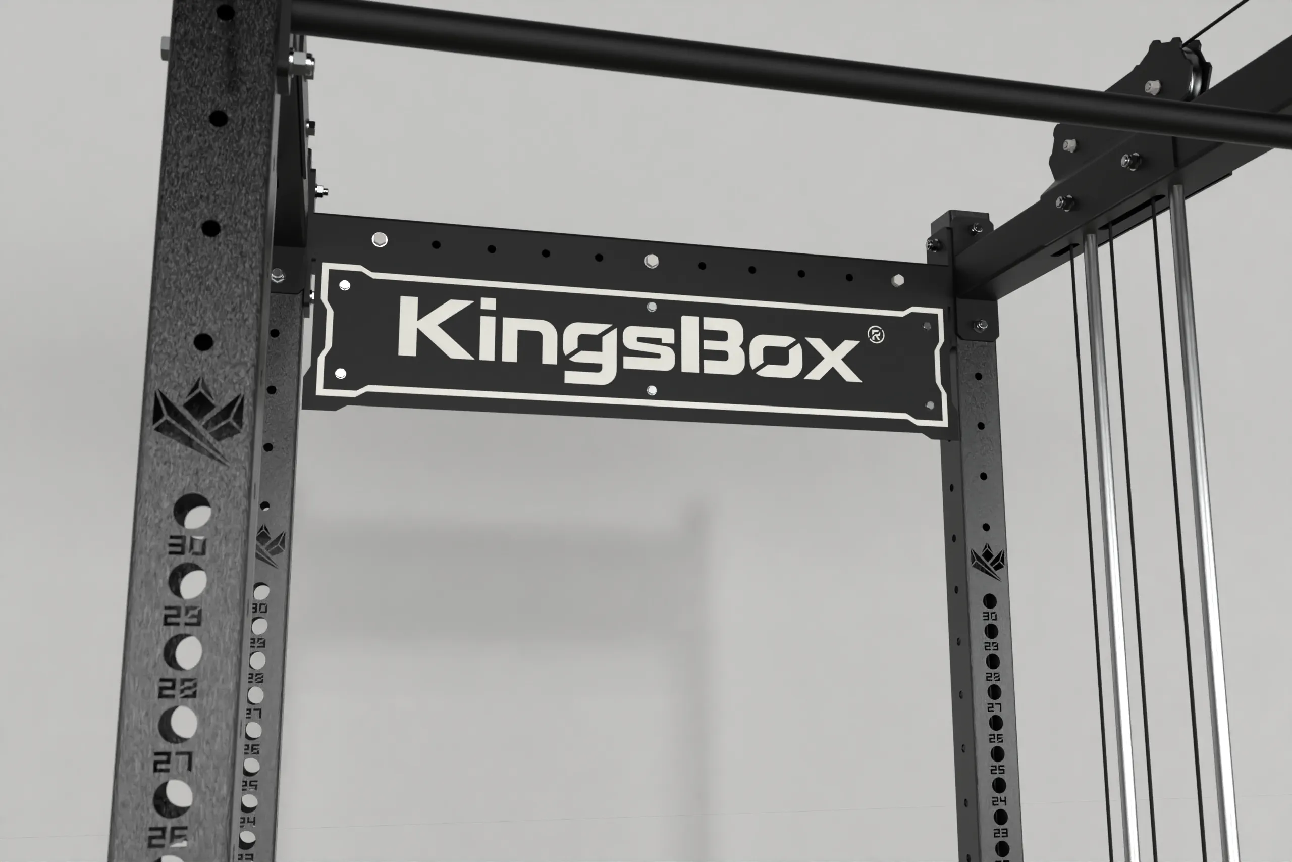 MIGHTY PULLEY POWER RACK CX-35/ för den som inte bara vill ha ett rack, utan ett rack med ett stack-pulley alternativ. | KingsBox