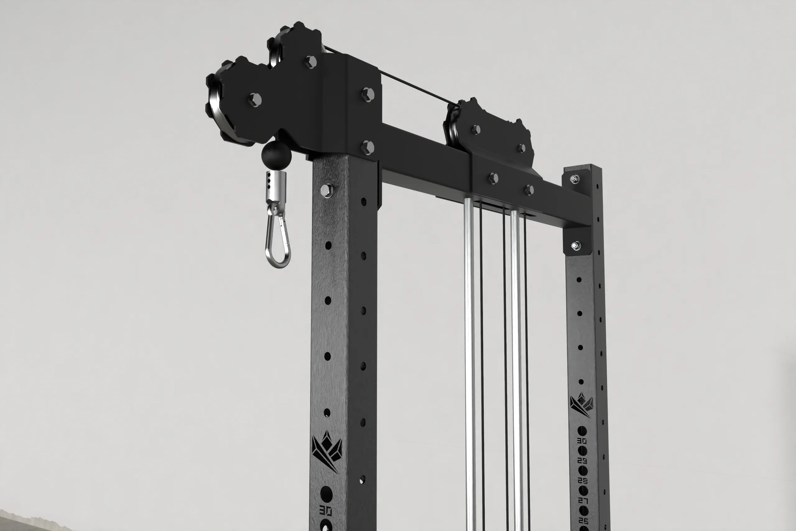 Add-on pulley positions/ for those that want to add a high-quality stack pulley to their rig or rack. | KingsBox