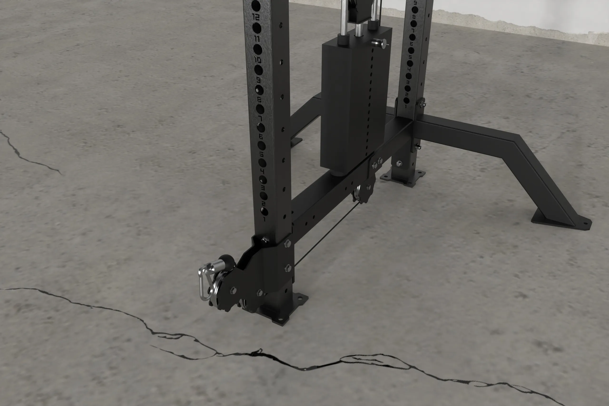 Add-on pulley positions/ for those that want to add a high-quality stack pulley to their rig or rack. | KingsBox