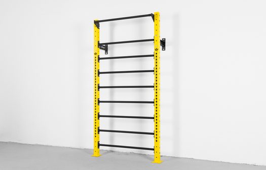 Mighty steel bar swedish espalier in yellow